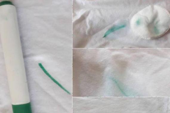How and with what to wash and remove stains from felt-tip pens and markers from clothes and linen How to remove markers from colored clothes