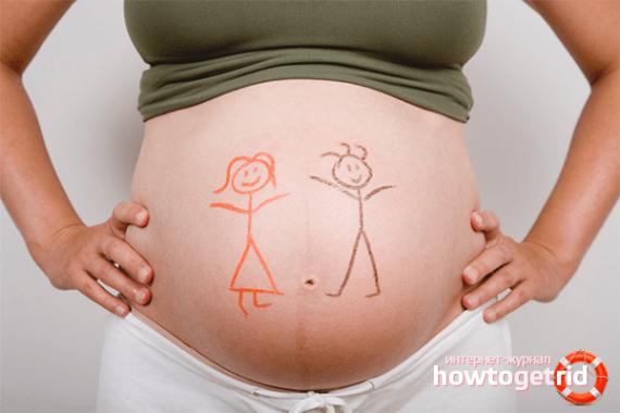 How to determine pregnancy using folk remedies?