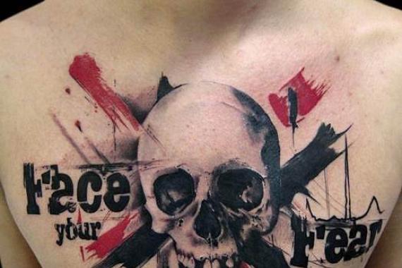 Trash Polka Tattoo - Styl rebelů a inovátorů ve světě tetování